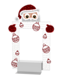 Santa Photo Op Lighted Picture Frame