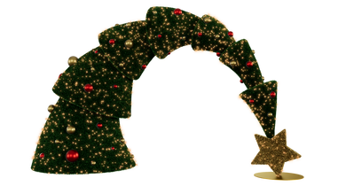 whimsical tree archway walk thru