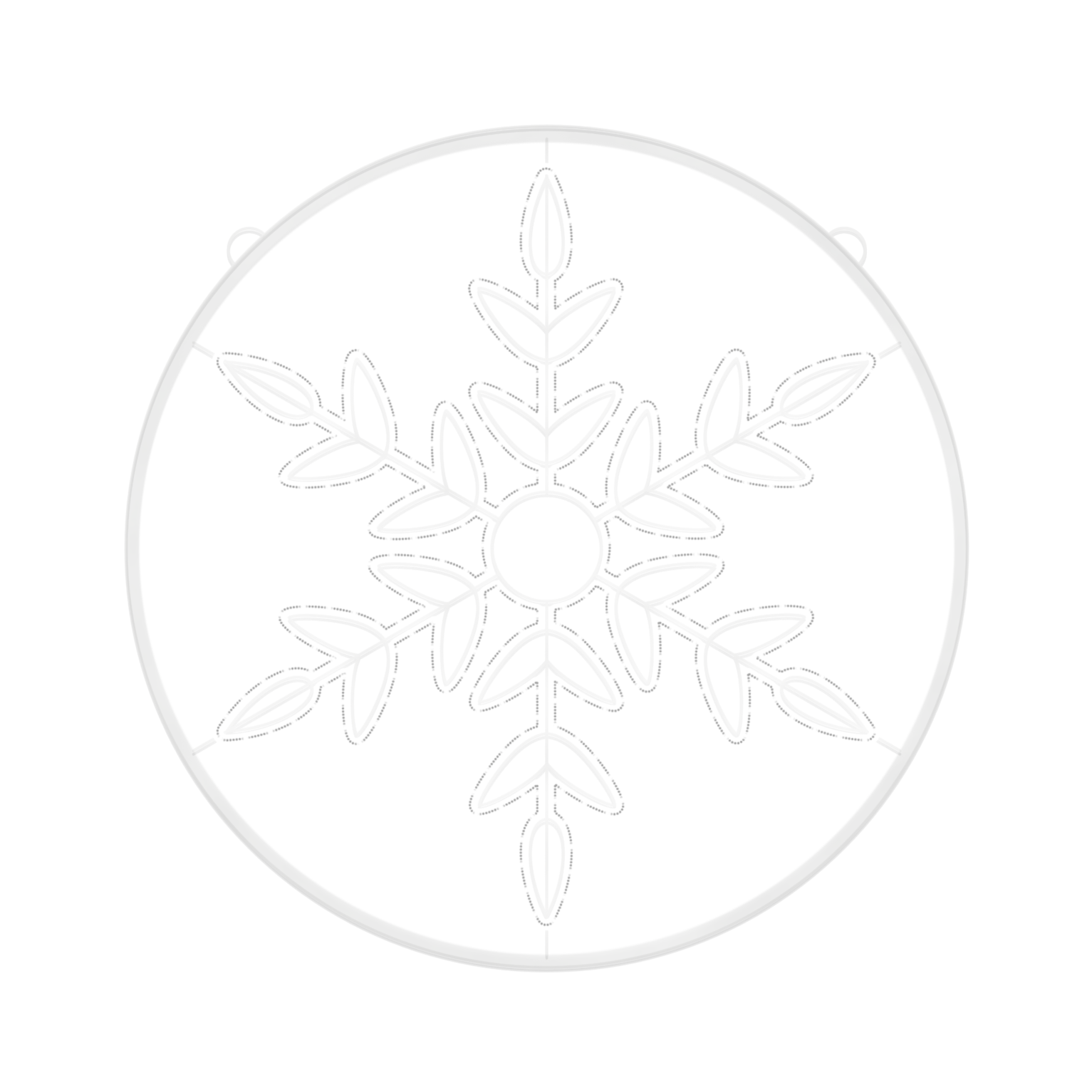 2D snowflake commercial quality