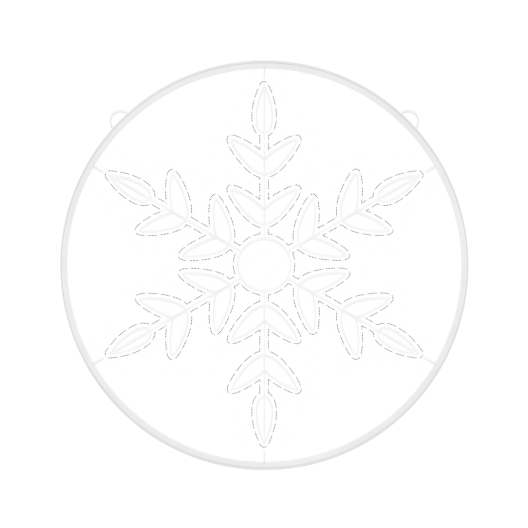 2D snowflake commercial quality