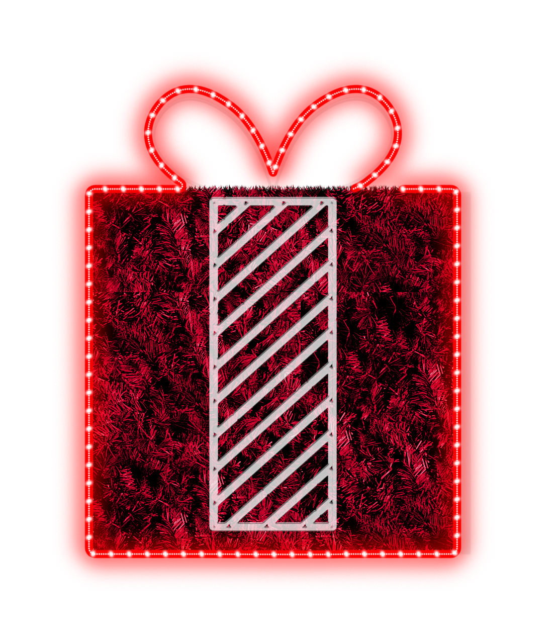 lighted giftbox decoration