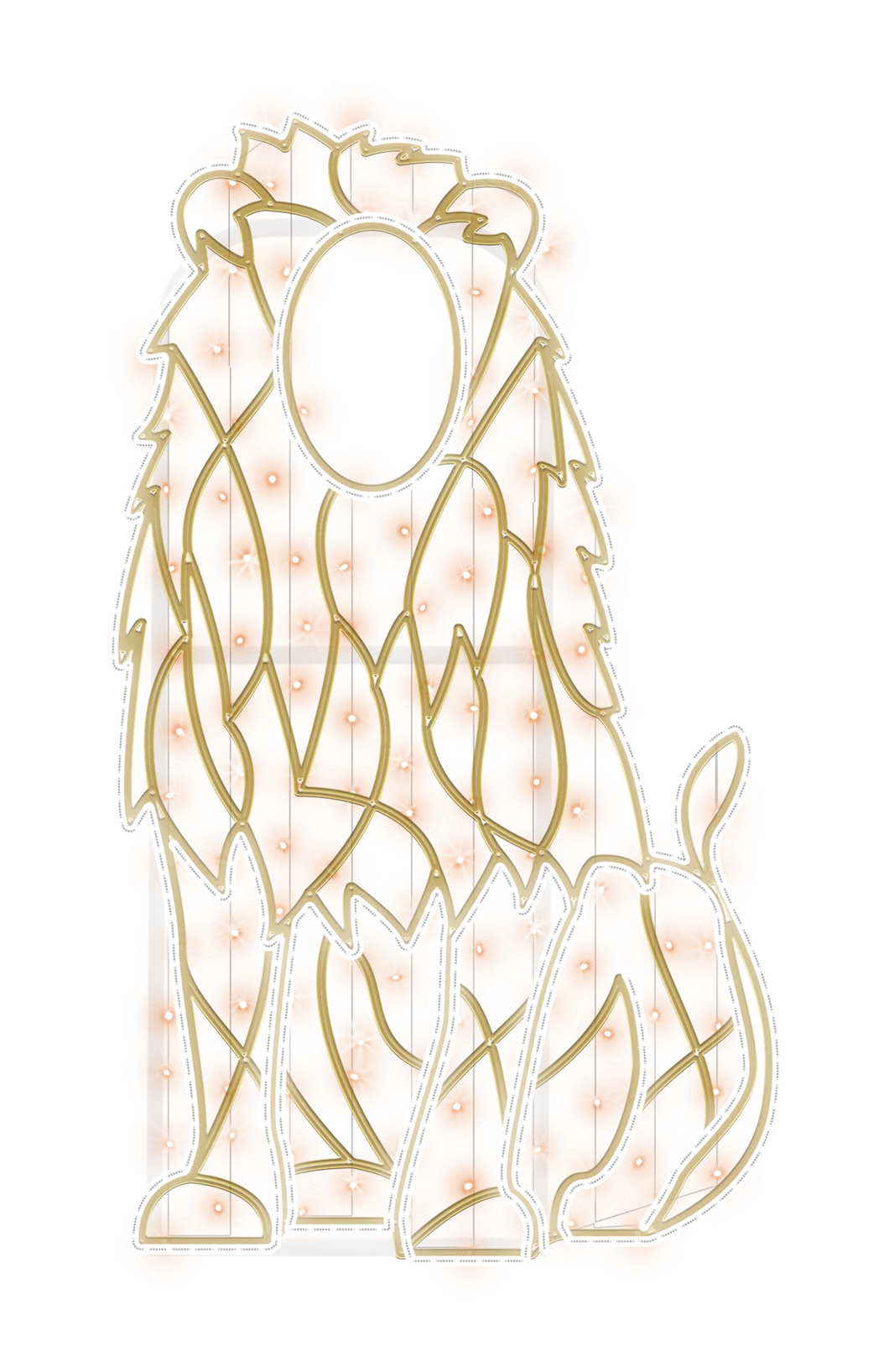 Lighted Lion Photo Booth