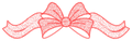 large red bow lighted decoration