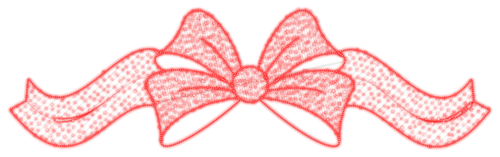 large red bow lighted decoration