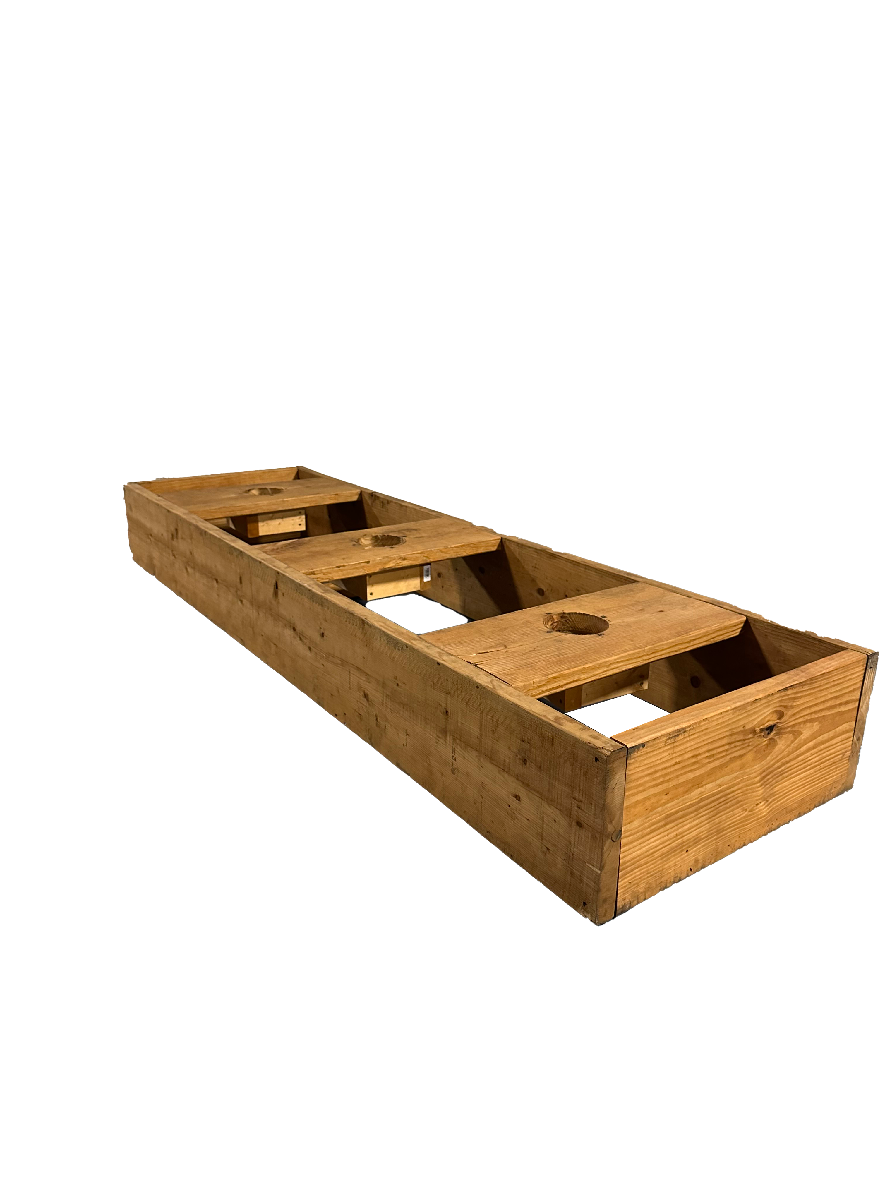 Tree box hold 3 trees