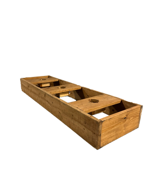 Tree box hold 3 trees