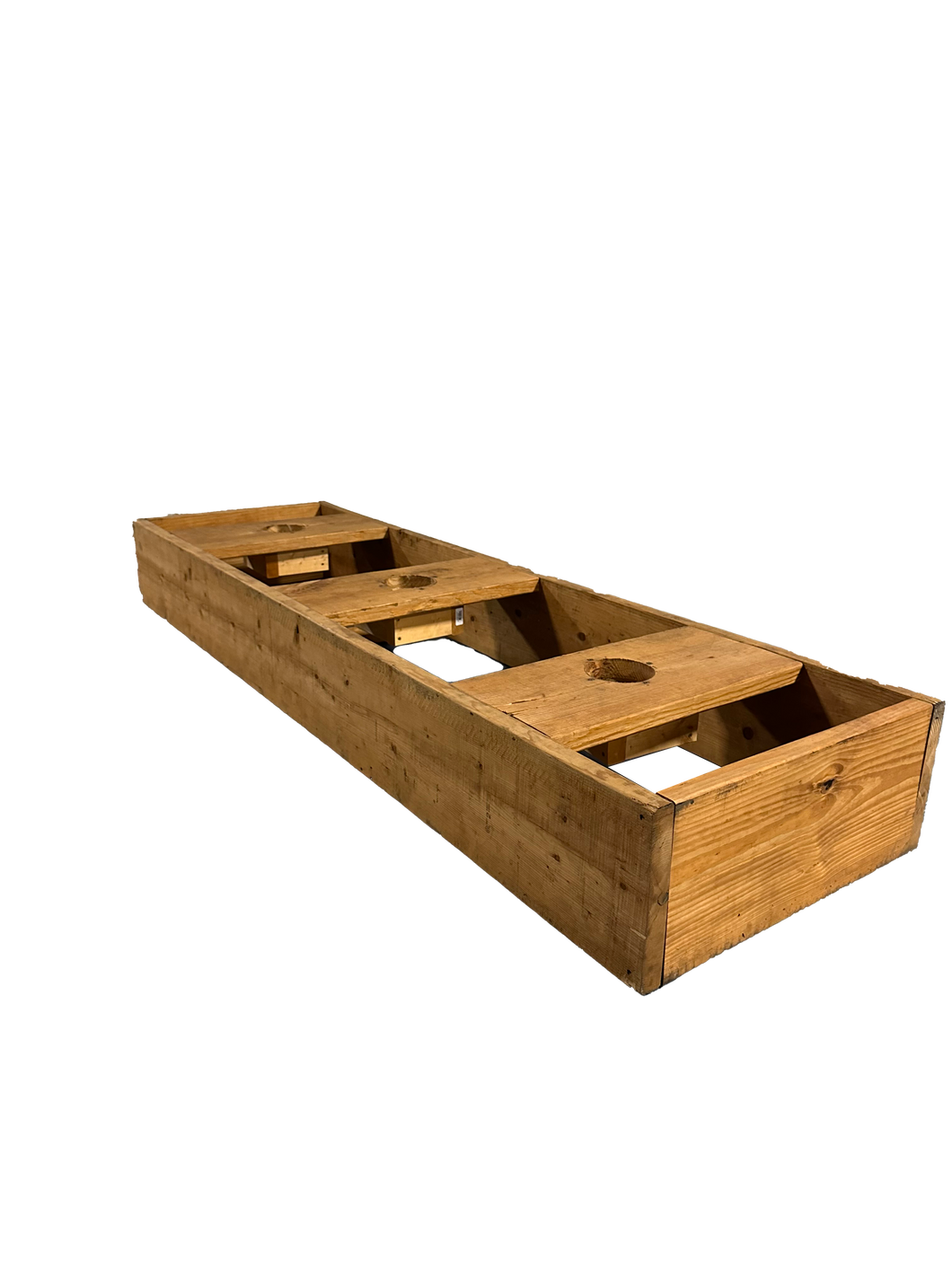 Tree box hold 3 trees