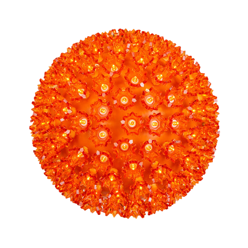 6 inch starlight sphere orange-amber