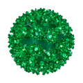 6 inch green starlight sphere