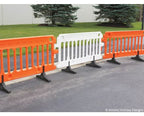 Plastic Barricade in White
