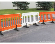 Plastic Barricade in White