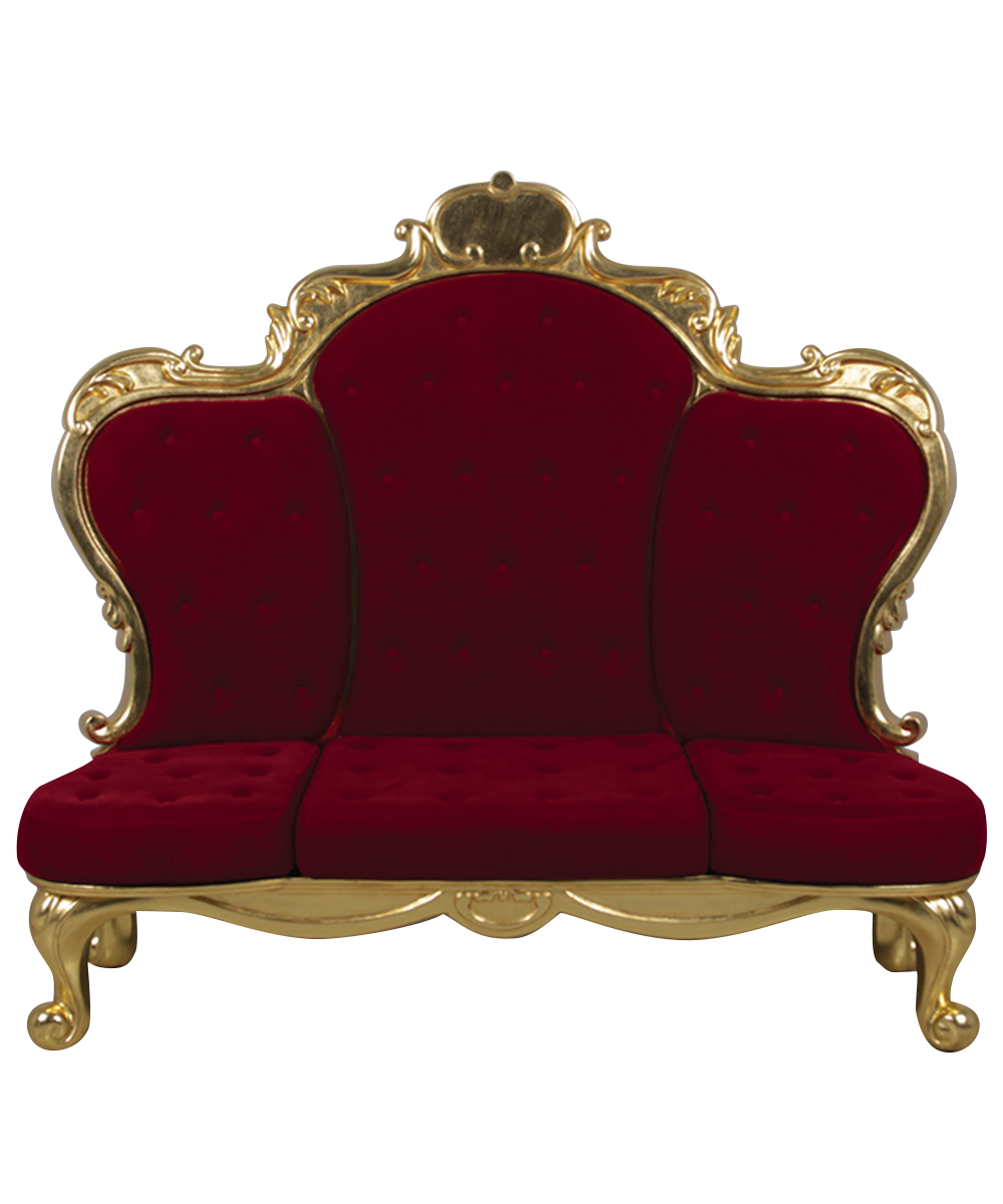 Santa bench for events