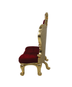 Side profile of Santa bench