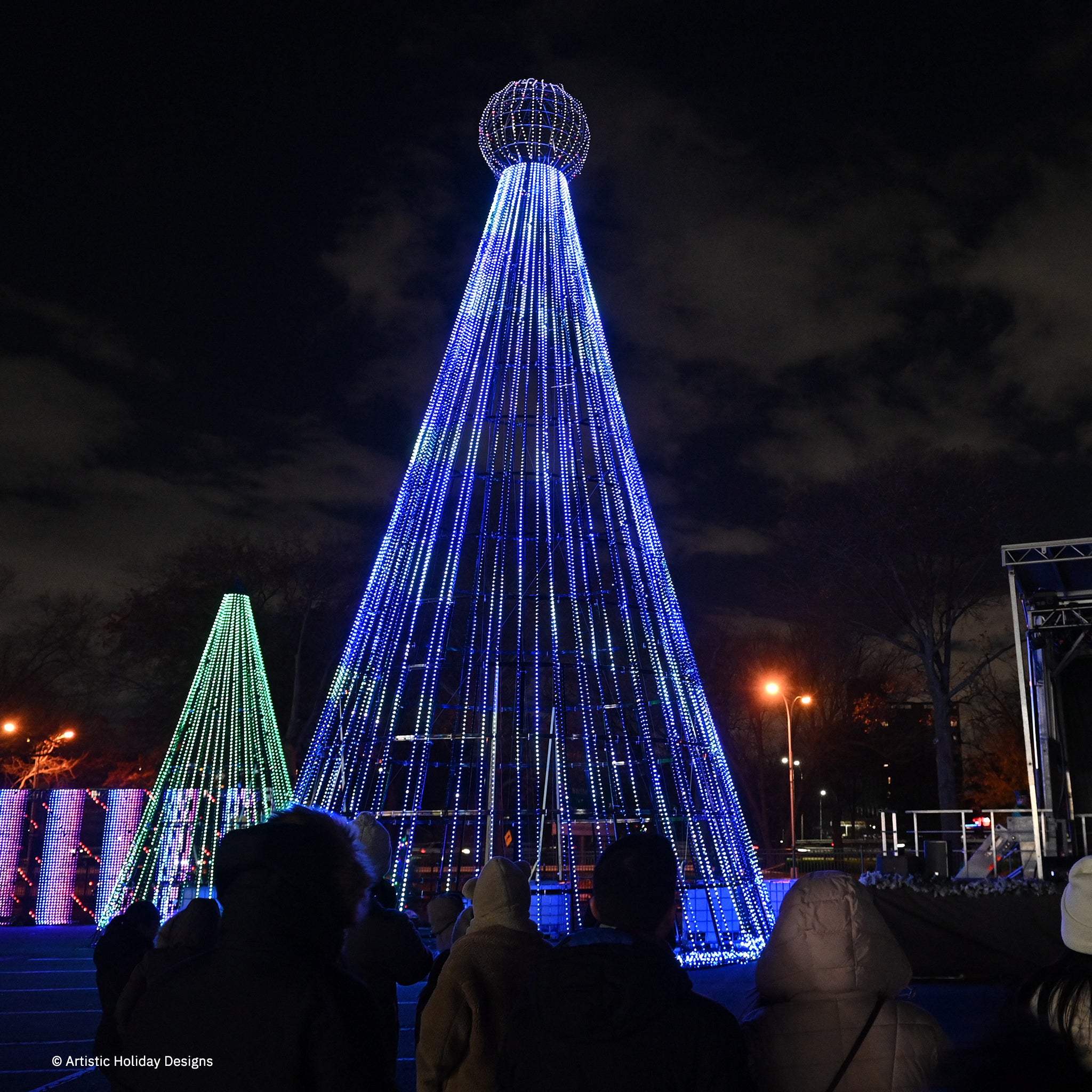 58ft Holiday Tree for Light Show