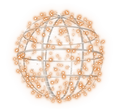 20 inch warm white sphere