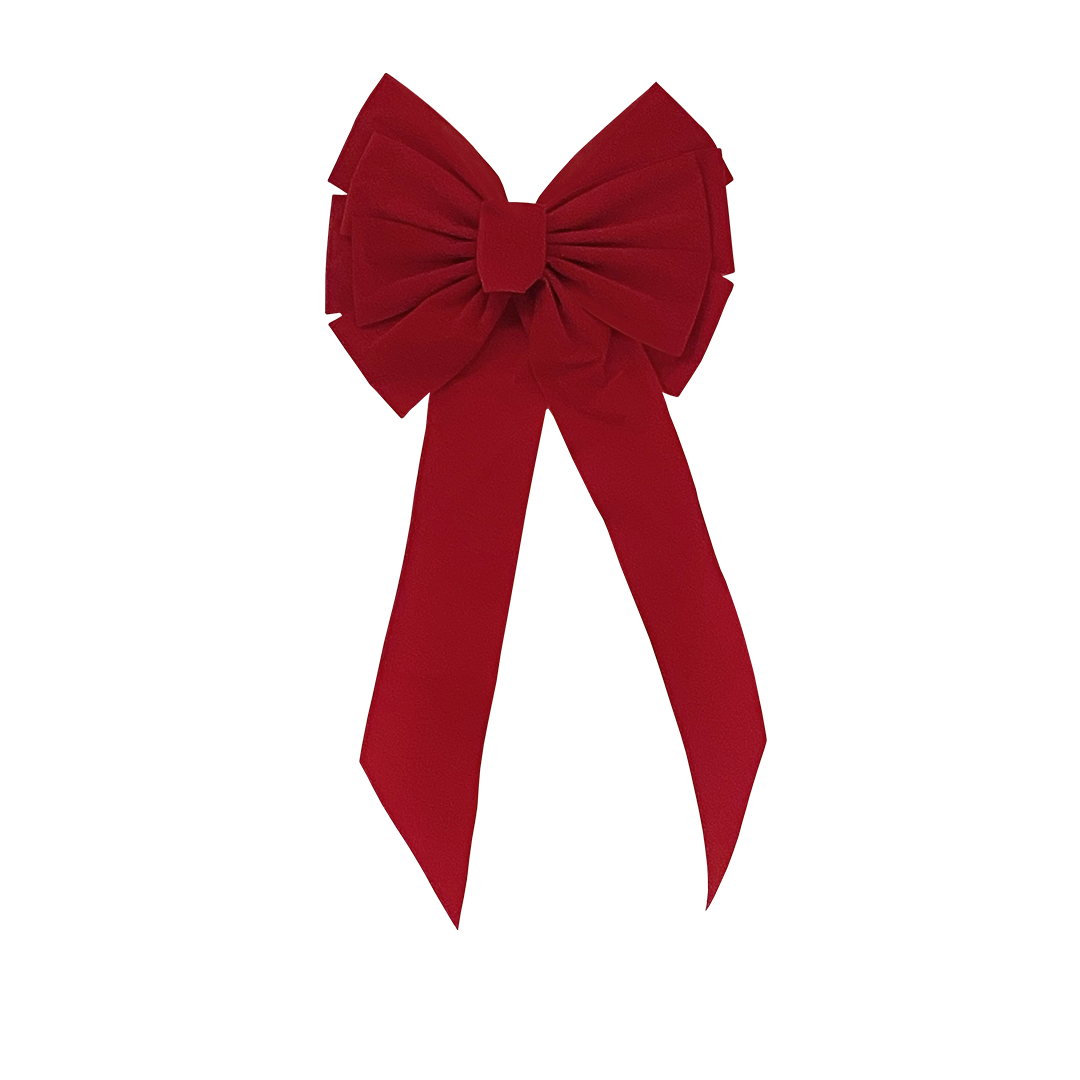 12 inch wide red bed for wreaths