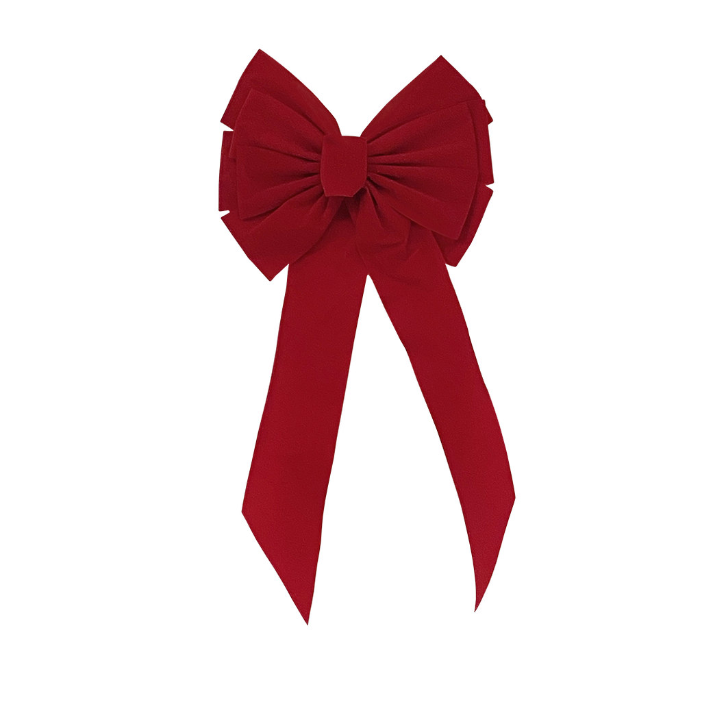 12 inch wide red bed for wreaths