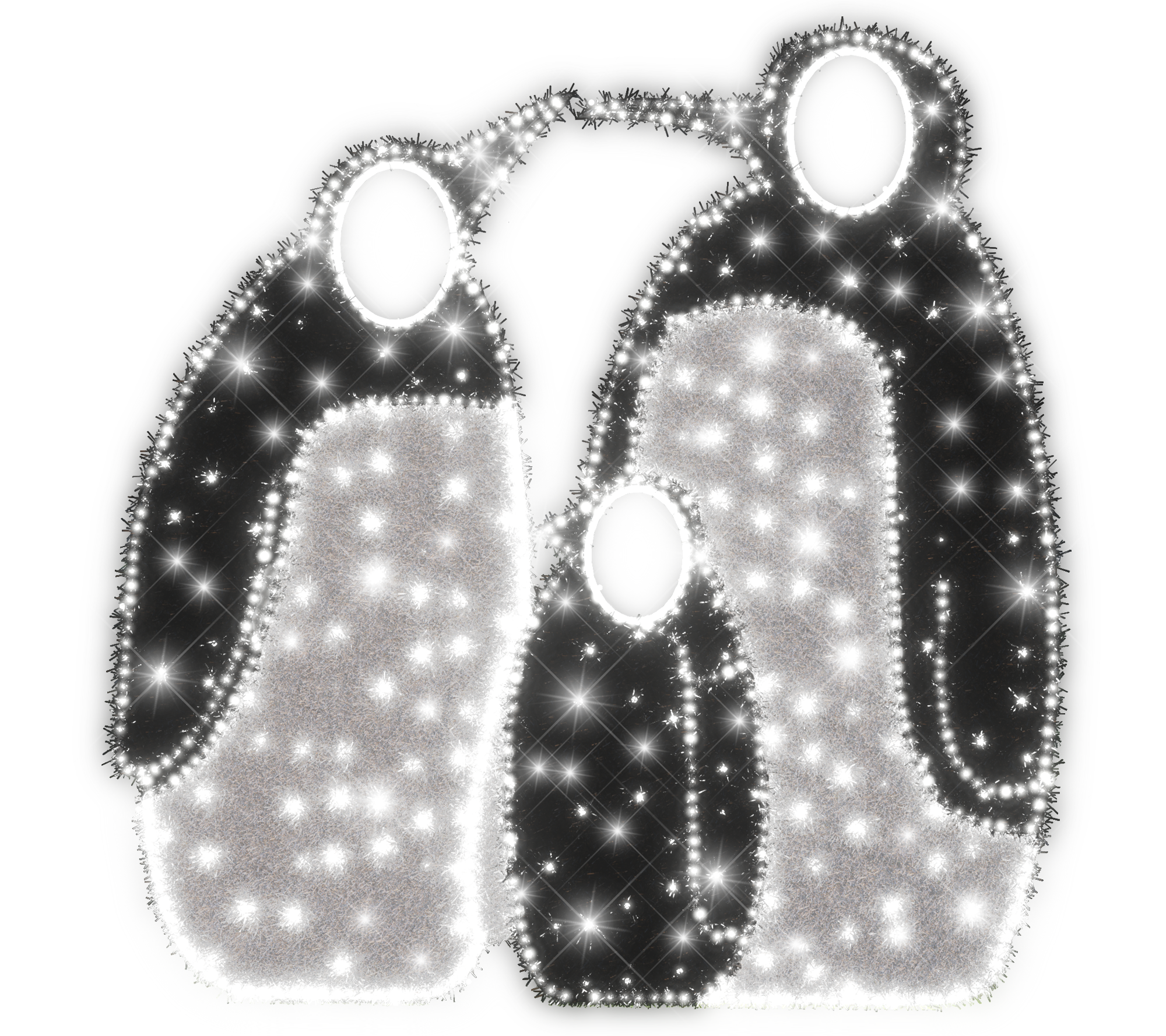 Penguin Photo Booth Light Display