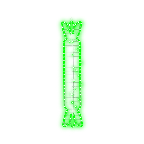 2D Green Candy Piece Light Decoration
