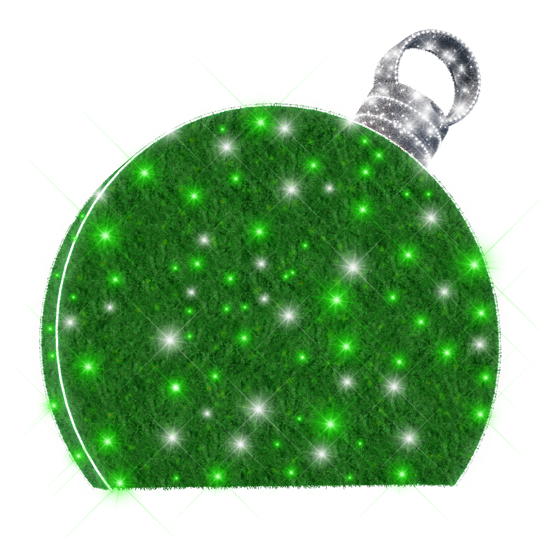 3D Panel Ornament Green - 11.48ft