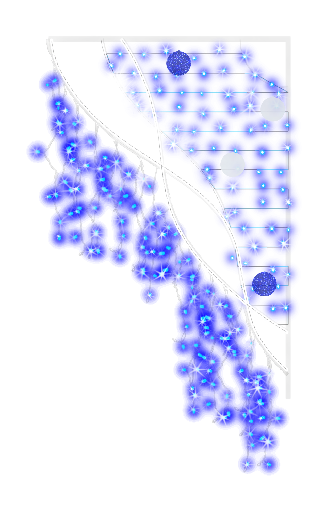 Alya Pole Decor for lamp post