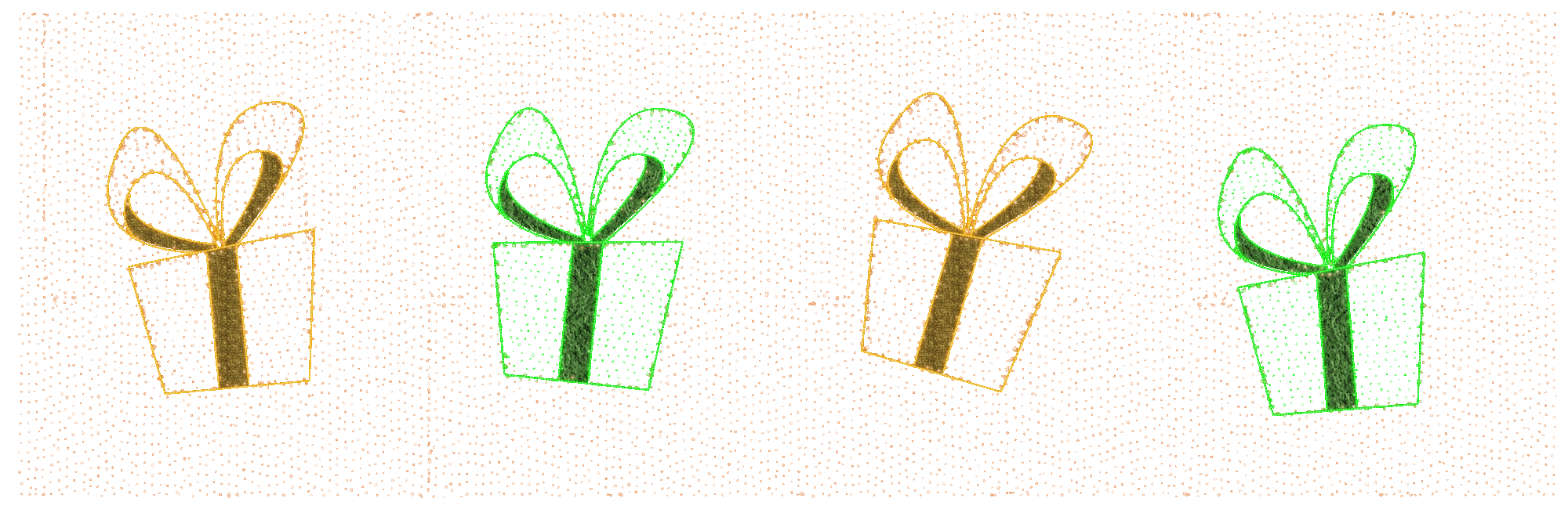 Gifts Lighted Panel Wall