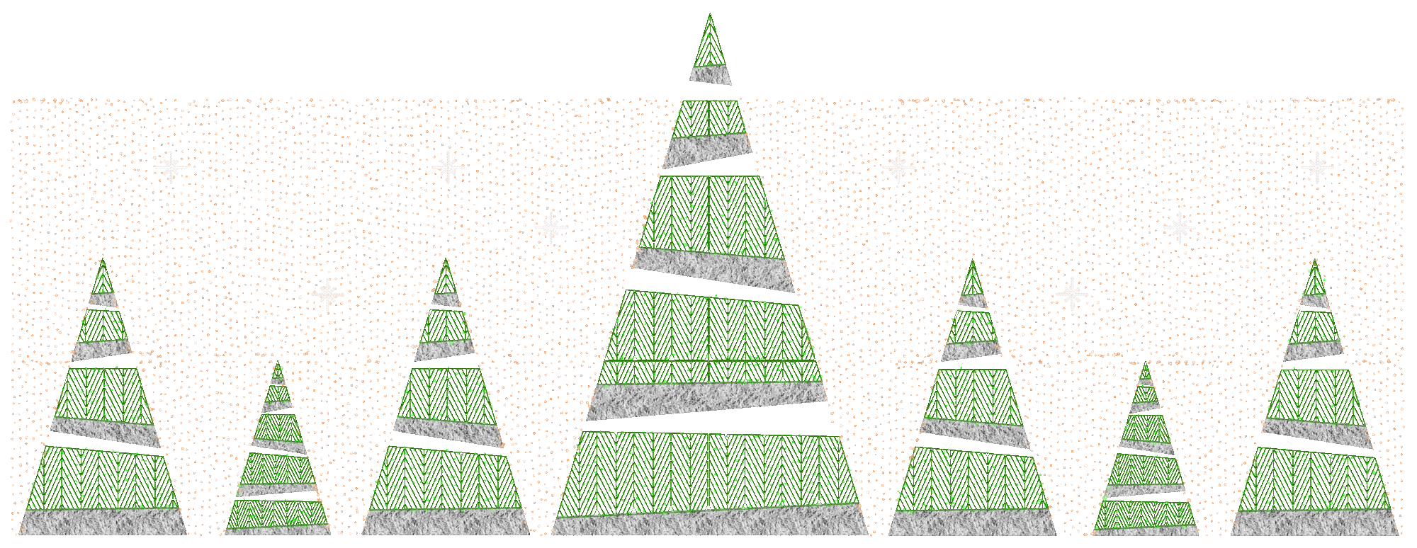 Tree Farm Lighted Panel Wall