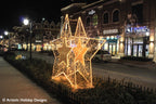 2D/3D Enchanted Gold Star - 10.5ft