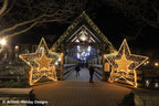 2D/3D Enchanted Gold Star - 10.5ft