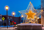 2D/3D Enchanted Gold Star - 10.5ft