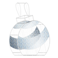 2D/3D Enchanted Pure White Ornament - 9.8ft - artistic-holiday-designs