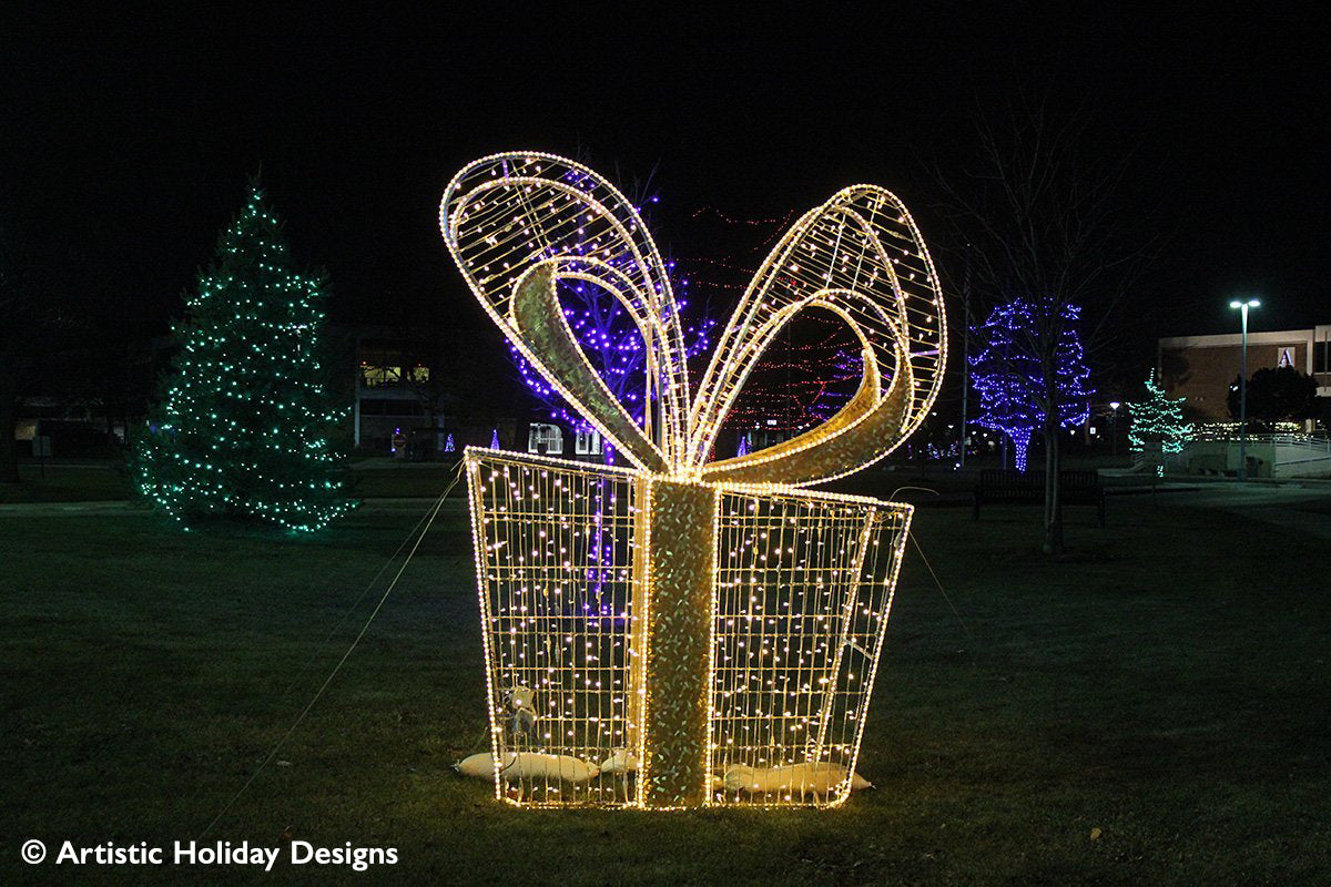 2D/3D Enchanted Gold Giftbox - 9.8ft