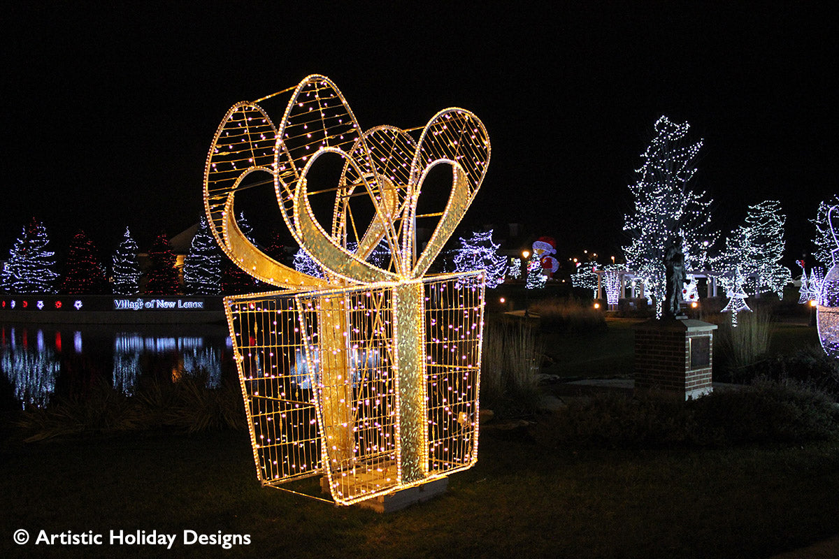 2D/3D Enchanted Gold Giftbox - 9.8ft