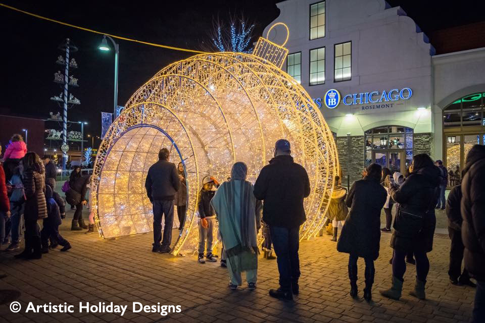 Walk thru Christmas Ornament - 14.43ft