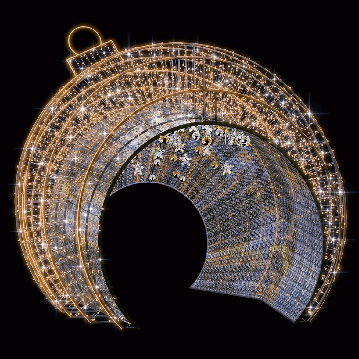 Walk thru Christmas Ornament - 14.43ft