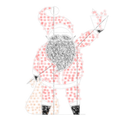 2D/3D Enchanted Santa - 9.8ft - artistic-holiday-designs