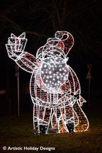 2D/3D Enchanted Santa - 9.8ft