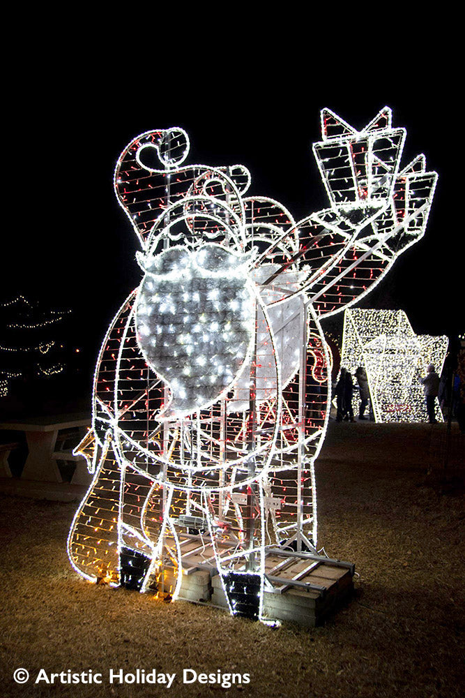 2D/3D Enchanted Santa - 9.8ft