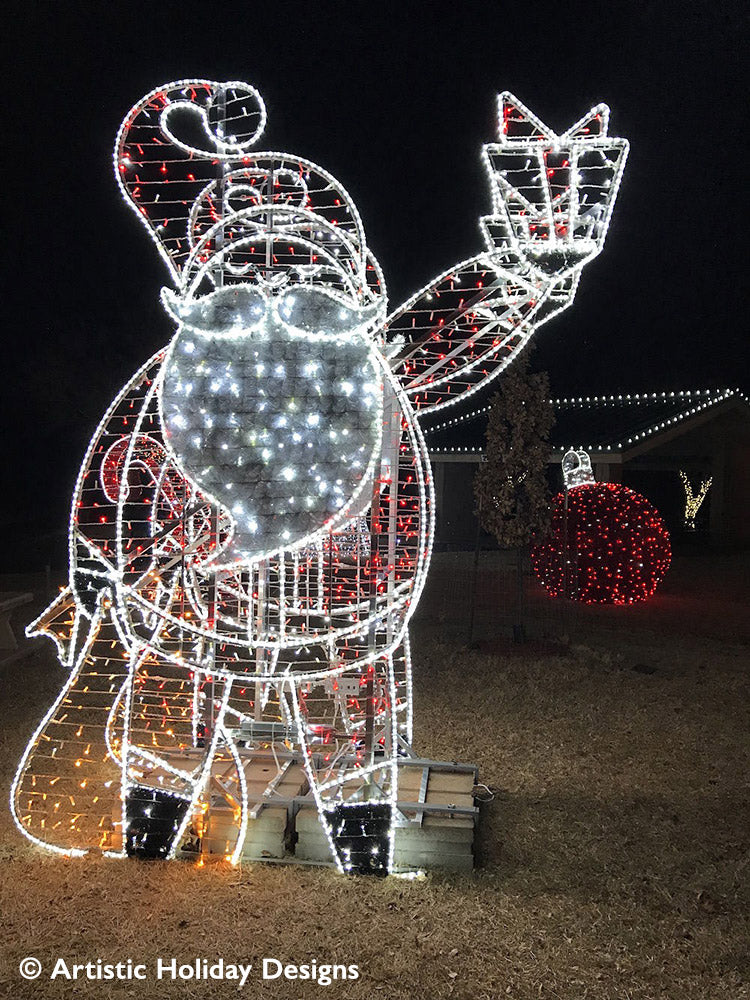2D/3D Enchanted Santa - 9.8ft