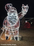 2D/3D Enchanted Santa - 9.8ft