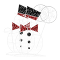 2D/3D Enchanted Snowman - 9.8ft - artistic-holiday-designs