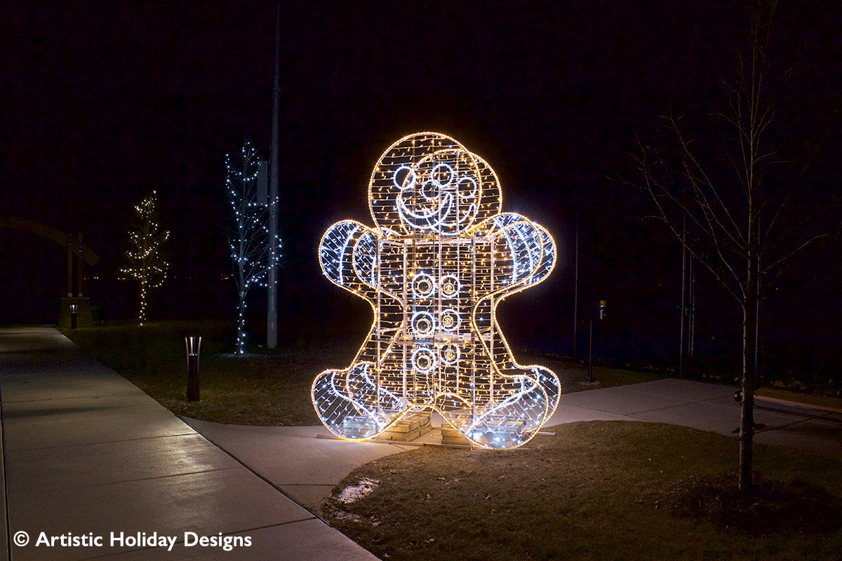 2D/3D Enchanted Gingerbread Man - 9.8ft