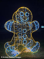 2D/3D Enchanted Gingerbread Man - 9.8ft