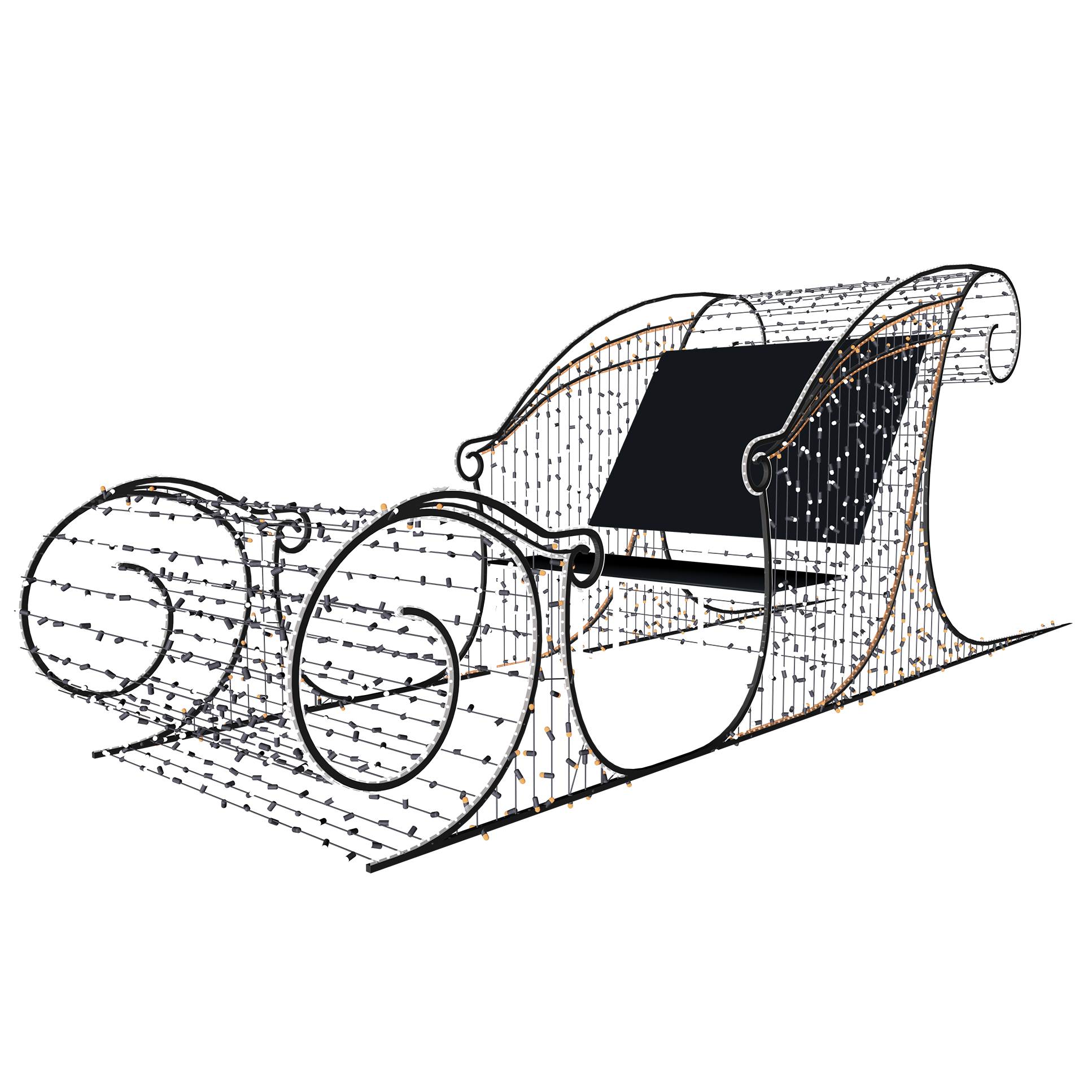 Sit in Sleigh - 4.6ft - artistic-holiday-designs