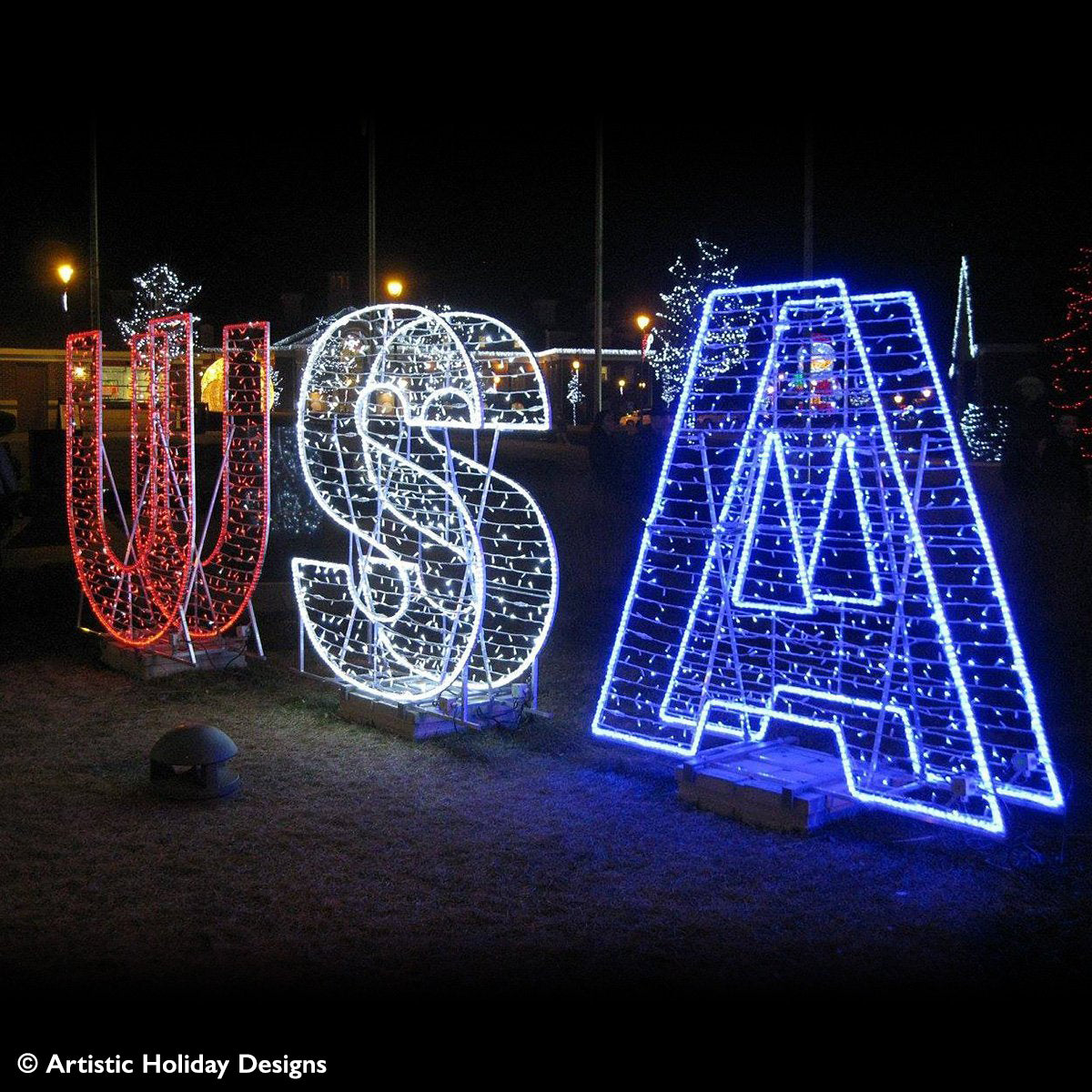 2D/3D USA Letters - 6ft