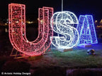 2D/3D USA Letters - 6ft