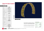 Ribbon Arch - 9.5ft - artistic-holiday-designs