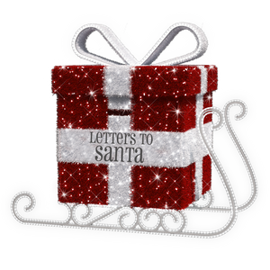 Letters to Santa Sleigh - 5.9ft - artistic-holiday-designs