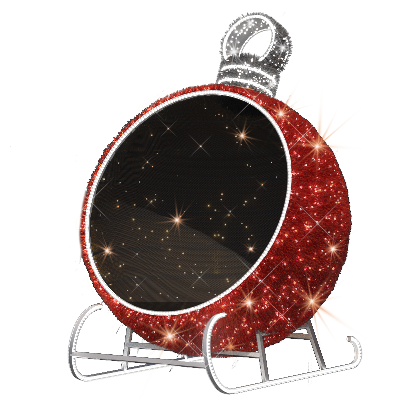 Ornament Chair  - 5.5ft - artistic-holiday-designs