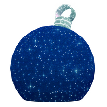 3D Medium Blue Ornament - 4.6ft - artistic-holiday-designs